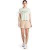 image:imageReebok Womens Graphic Crewneck TShirtSea Foam  Topographic Lines