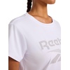 image:imageReebok Womens Graphic Crewneck TShirtStark White  Lockup