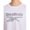 image:imageReebok Womens Graphic Crewneck TShirtStark White  Topographic Lines