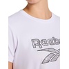 image:imageReebok Womens Graphic Crewneck TShirtStark White  Topographic Lines