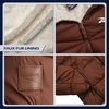 image:imageReebok Womens Heavyweight Quilted Puffer Parka Faux Fur Lined with Pockets  Wide Hood and Tall Collar Block Wind on Snowy Commutes Storm Placket Seals Out Chill Dependable Warmth for TripsCognac