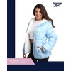 image:imageReebok Womens Heavyweight Quilted Puffer Parka Faux Fur Lined with Pockets  Wide Hood and Tall Collar Block Wind on Snowy Commutes Storm Placket Seals Out Chill Dependable Warmth for TripsSoft Blue