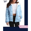 image:imageReebok Womens Heavyweight Quilted Puffer Parka Faux Fur Lined with Pockets  Wide Hood and Tall Collar Block Wind on Snowy Commutes Storm Placket Seals Out Chill Dependable Warmth for TripsSoft Blue