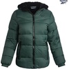 image:imageReebok Womens Heavyweight Quilted Puffer Parka Faux Fur Lined with Pockets  Wide Hood and Tall Collar Block Wind on Snowy Commutes Storm Placket Seals Out Chill Dependable Warmth for TripsHunter Green