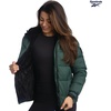 image:imageReebok Womens Heavyweight Quilted Puffer Parka Faux Fur Lined with Pockets  Wide Hood and Tall Collar Block Wind on Snowy Commutes Storm Placket Seals Out Chill Dependable Warmth for TripsHunter Green