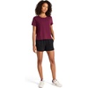 image:imageReebok Womens Hit Graphic Crewneck TShirt Standard Fit Lightweight Stretch Cotton FabricBlack Cherry