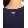 image:imageReebok Womens Hit Graphic Crewneck TShirt Standard Fit Lightweight Stretch Cotton FabricVector Navy