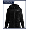 image:imageReebok Womens Hooded Snow Fleece ZipUp Softshell Jacket for Outdoor Wear  CloudSoft Warmth for Everyday Wear Sporty StreetReady Style Easy to Layer for Brunch Errands or Outdoor AdventuresBlack Ink