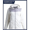 image:imageReebok Womens Hooded Snow Fleece ZipUp Softshell Jacket for Outdoor Wear  CloudSoft Warmth for Everyday Wear Sporty StreetReady Style Easy to Layer for Brunch Errands or Outdoor AdventuresWhite