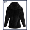image:imageReebok Womens Hooded Snow Fleece ZipUp Softshell Jacket for Outdoor Wear  CloudSoft Warmth for Everyday Wear Sporty StreetReady Style Easy to Layer for Brunch Errands or Outdoor AdventuresBlack Ink
