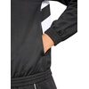 image:imageReebok Womens Id Bb Tricot Zipup Standard Fit Midweight Poly Tricot Fleece FabricBlack