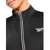 image:imageReebok Womens Id Bb Tricot Zipup Standard Fit Midweight Poly Tricot Fleece FabricBlack