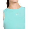 image:imageReebok Womens Id Tech Crewneck Tank Top Relaxed FixAi Aqua  Id Train