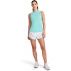 image:imageReebok Womens Id Tech Crewneck Tank Top Relaxed FixAi Aqua  Id Train