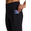 image:imageReebok Womens Id Train Capri Slim Fit 20 Inseam Lightweight Stretch Poly Motion Interlock Fabric MoistureWickingBlack