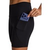 image:imageReebok Womens Id Train Hr 6 Bike Short Slim Fit Lightweight Poly Interlock Fabric MoistureWickingBlack