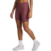 image:imageReebok Womens Id Train Hr 6 Bike Short Slim Fit Lightweight Poly Interlock Fabric MoistureWickingBlackberry