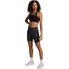 image:imageReebok Womens Id Train Hr 6 Bike Short Slim Fit Lightweight Poly Interlock Fabric MoistureWickingGrey