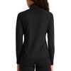 image:imageReebok Womens Id Train Peached Fitted Quarterzip Slim FitBlack