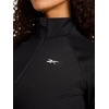 image:imageReebok Womens Id Train Peached Fitted Quarterzip Slim FitBlack