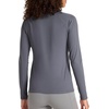 image:imageReebok Womens Id Train Peached Fitted Quarterzip Slim FitCold Grey 6