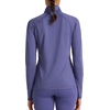 image:imageReebok Womens Id Train Peached Fitted Quarterzip Slim FitTwilight Purple