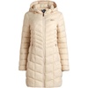 image:imageReebok Womens Long Puffer Parka Quilted Midweight Winter Jacket for Women  Full Coverage Silhouette for Daily ColdWeather Wear Flattering Fit Through Every Shape Transitions Into WinterChampagne