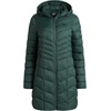 image:imageReebok Womens Long Puffer Parka Quilted Midweight Winter Jacket for Women  Full Coverage Silhouette for Daily ColdWeather Wear Flattering Fit Through Every Shape Transitions Into WinterHunter Green