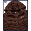 image:imageReebok Womens Long Puffer Parka Quilted Midweight Winter Jacket for Women  Full Coverage Silhouette for Daily ColdWeather Wear Flattering Fit Through Every Shape Transitions Into WinterDark Brown