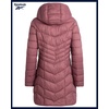 image:imageReebok Womens Long Puffer Parka Quilted Midweight Winter Jacket for Women  Full Coverage Silhouette for Daily ColdWeather Wear Flattering Fit Through Every Shape Transitions Into WinterDusty Orchid
