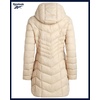 image:imageReebok Womens Long Puffer Parka Quilted Midweight Winter Jacket for Women  Full Coverage Silhouette for Daily ColdWeather Wear Flattering Fit Through Every Shape Transitions Into WinterChampagne