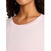 image:imageReebok Womens Long Sleeve Crewneck Top Standard Fit Lightweight Stretch Poly Marled Jersey FabricFrosted Berry
