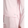 image:imageReebok Womens Long Sleeve Crewneck Top Standard Fit Lightweight Stretch Poly Marled Jersey FabricFrosted Berry