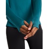 image:imageReebok Womens Long Sleeve Crewneck Top Standard Fit Lightweight Stretch Poly Marled Jersey FabricRetro Teal