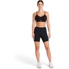 image:imageReebok Womens Lux HighRise Bike 6 Short Slim Fit Lightweight Stretch Nylon Fabric MoistureWickingBlack