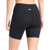 image:imageReebok Womens Lux HighRise Bike 6 Short Slim Fit Lightweight Stretch Nylon Fabric MoistureWickingBlack