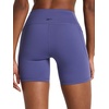 image:imageReebok Womens Lux HighRise Bike 6 Short Slim Fit Lightweight Stretch Nylon Fabric MoistureWickingTwilight Purple