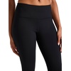 image:imageReebok Womens Lux Hr Tight Pant Slim Fit 26 Inseam Lightweight Stretch Nylon Interlock Fabric MoistureWickingBlack