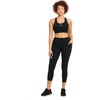 image:imageReebok Womens Odyssey Highrise Capri Leggings 22inch InseamBlack