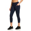 image:imageReebok Womens Odyssey Highrise Capri Leggings 22inch InseamDark Sapphire