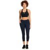 image:imageReebok Womens Odyssey Highrise Capri Leggings 22inch InseamDark Sapphire