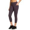 image:imageReebok Womens Odyssey Highrise Capri Leggings 22inch InseamSmoky Volcano