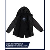image:imageReebok Womens Polar Fleece Lined Windbreaker Jacket with Hood amp Waist  WaterResistant Shell with Cozy Soft Lining Wide Collar Blocks Wind Adjustable Fit for Everyday Fall WearBlack Ink