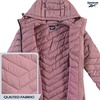 image:imageReebok Womens Puffer Jacket  Midweight Quilted Puffer Jacket with Hood  Sleek Silhouette Layers Over Jeans or Leggings WindResistant Shell for Commutes and Weekend HikesPink Haze