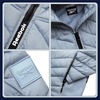 image:imageReebok Womens Puffer Jacket  Midweight Quilted Puffer Jacket with Hood  Sleek Silhouette Layers Over Jeans or Leggings WindResistant Shell for Commutes and Weekend HikesHaze Blue