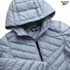 image:imageReebok Womens Puffer Jacket  Midweight Quilted Puffer Jacket with Hood  Sleek Silhouette Layers Over Jeans or Leggings WindResistant Shell for Commutes and Weekend HikesHaze Blue