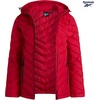 image:imageReebok Womens Puffer Jacket  Midweight Quilted Puffer Jacket with Hood  Sleek Silhouette Layers Over Jeans or Leggings WindResistant Shell for Commutes and Weekend HikesVector Red Glow