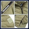 image:imageReebok Womens Puffer Jacket  Midweight Quilted Puffer Jacket with Hood  Sleek Silhouette Layers Over Jeans or Leggings WindResistant Shell for Commutes and Weekend HikesCypress Green