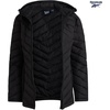 image:imageReebok Womens Puffer Jacket  Midweight Quilted Puffer Jacket with Hood  Sleek Silhouette Layers Over Jeans or Leggings WindResistant Shell for Commutes and Weekend HikesJet Black