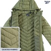 image:imageReebok Womens Puffer Jacket  Midweight Quilted Puffer Jacket with Hood  Sleek Silhouette Layers Over Jeans or Leggings WindResistant Shell for Commutes and Weekend HikesCypress Green